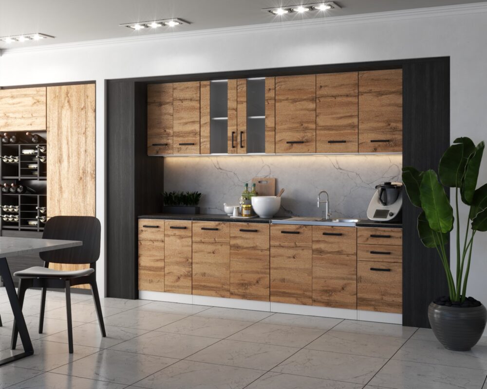Wizualizacja kuchni Joga dab wotan w nowoczesnym pomieszczeniu